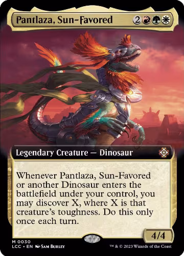 Pantlaza, Sun-Favored (Extended Art) (30), Commander: The Lost Caverns of Ixalan — Magic card price