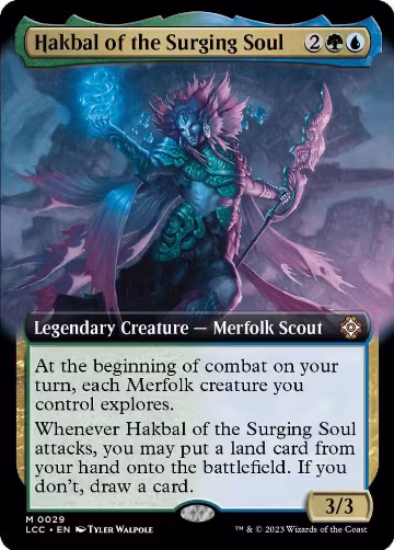 Hakbal of the Surging Soul (Extended Art) (29), Commander: The Lost Caverns of Ixalan — Magic card price