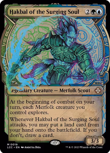 Hakbal of the Surging Soul (Showcase) (19), Commander: The Lost Caverns of Ixalan — Magic card price