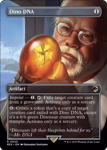 Dino DNA (Borderless) (20), Universes Beyond: Jurassic World Collection — Magic card price
