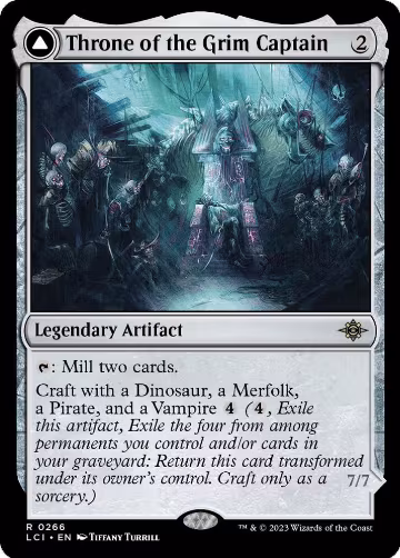 Throne of the Grim Captain (266), The Lost Caverns of Ixalan — Magic card price