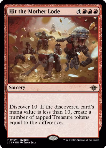 Hit the Mother Lode (LCI Bundle) (404), Unique and Miscellaneous Promos — Magic card price