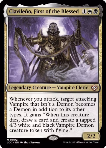 Clavileno, First of the Blessed (2), Commander: The Lost Caverns of Ixalan — Magic card price
