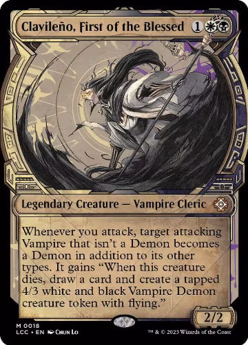 Clavileno, First of the Blessed (Showcase) (18), Commander: The Lost Caverns of Ixalan — Magic card price