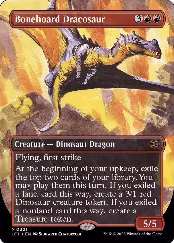 Bonehoard Dracosaur (Borderless) (321), The Lost Caverns of Ixalan — Magic card price