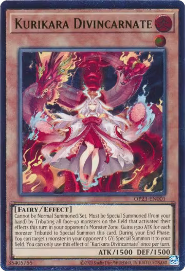 Kurikara Divincarnate (UTR) (OP23-EN001) — card price