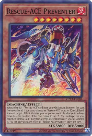 Rescue-ACE Preventer (OP23-EN007), OTS Tournament Pack 23 — Yu-Gi-Oh! card price