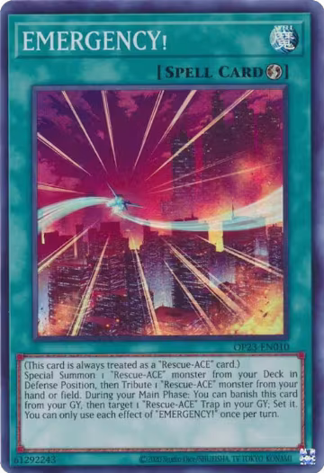 EMERGENCY! (OP23-EN010), OTS Tournament Pack 23 — Yu-Gi-Oh! card price