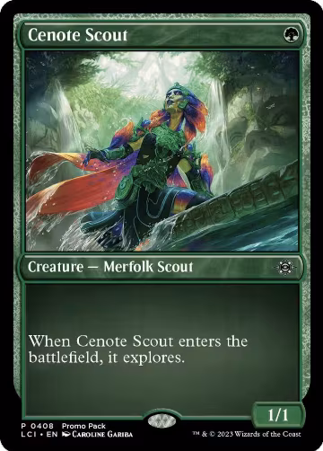 Cenote Scout (408), Promo Pack: The Lost Caverns of Ixalan — Magic card price