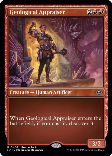 Geological Appraiser (407), Promo Pack: The Lost Caverns of Ixalan — Magic card price