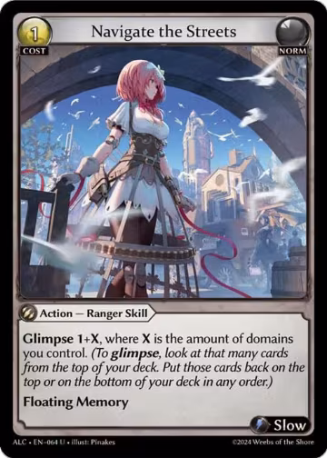 Navigate the Streets (064), Alchemical Revolution — Grand Archive card price