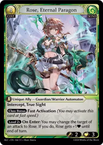 Rose, Eternal Paragon (166), Alchemical Revolution — Grand Archive card price
