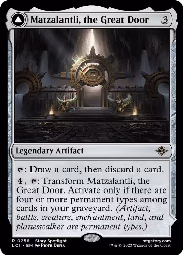 Matzalantli, the Great Door (256), The Lost Caverns of Ixalan — Magic card price