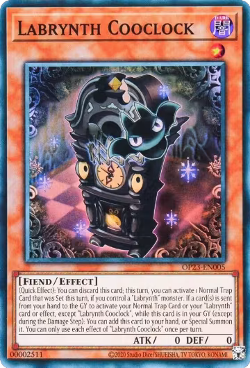 Labrynth Cooclock (OP23-EN005), OTS Tournament Pack 23 — Yu-Gi-Oh! card price
