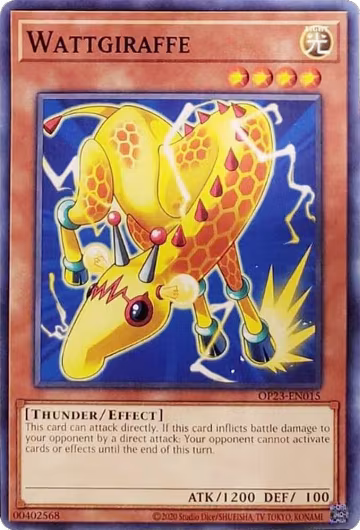 Wattgiraffe (OP23-EN015), OTS Tournament Pack 23 — Yu-Gi-Oh! card price