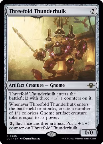 Threefold Thunderhulk (265), The Lost Caverns of Ixalan — Magic card price