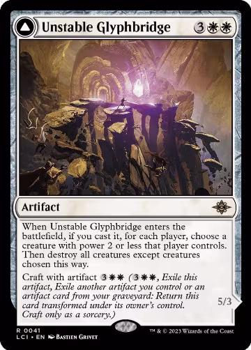 Unstable Glyphbridge (41), The Lost Caverns of Ixalan — Magic card price