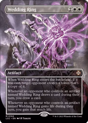 Wedding Ring (Borderless) (102), Commander: The Lost Caverns of Ixalan — Magic card price
