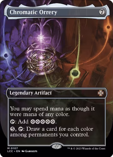 Chromatic Orrery (Borderless) (107), Commander: The Lost Caverns of Ixalan — Magic card price