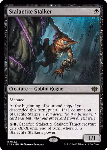 Stalactite Stalker (122), The Lost Caverns of Ixalan — Magic card price