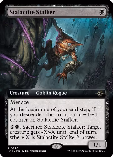 Stalactite Stalker (Extended Art) (370), The Lost Caverns of Ixalan — Magic card price