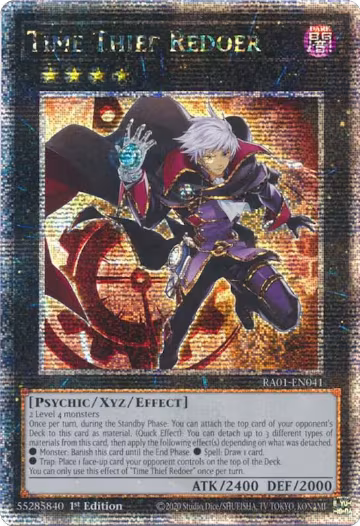 Time Thief Redoer (Quarter Century Secret Rare) (RA01-EN041), 25th Anniversary Rarity Collection — Yu-Gi-Oh! card price