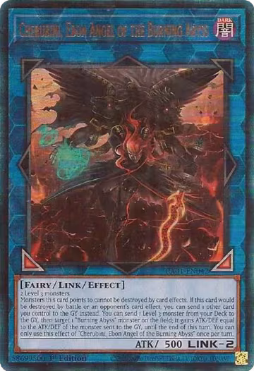 Cherubini, Ebon Angel of the Burning Abyss (PUR) (RA01-EN042), 25th Anniversary Rarity Collection — Yu-Gi-Oh! card price