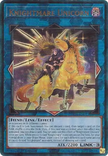 Knightmare Unicorn (Alternate Art) (PUR) (RA01-EN043), 25th Anniversary Rarity Collection — Yu-Gi-Oh! card price
