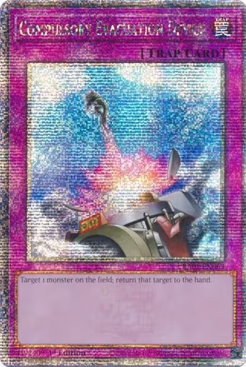 Compulsory Evacuation Device (Quarter Century Secret Rare) (RA01-EN069), 25th Anniversary Rarity Collection — Yu-Gi-Oh! card price