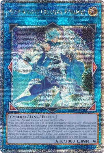 Mekk-Knight Crusadia Avramax (Quarter Century Secret Rare) (RA01-EN044), 25th Anniversary Rarity Collection — Yu-Gi-Oh! card price