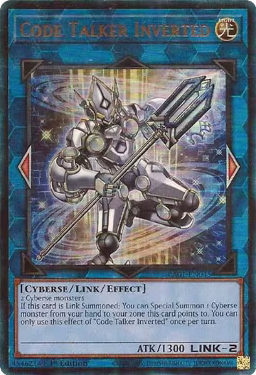 Code Talker Inverted (PUR) (RA01-EN045), 25th Anniversary Rarity Collection — Yu-Gi-Oh! card price