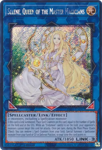Selene, Queen of the Master Magicians (Platinum Secret Rare) (RA01-EN047), 25th Anniversary Rarity Collection — Yu-Gi-Oh! card price