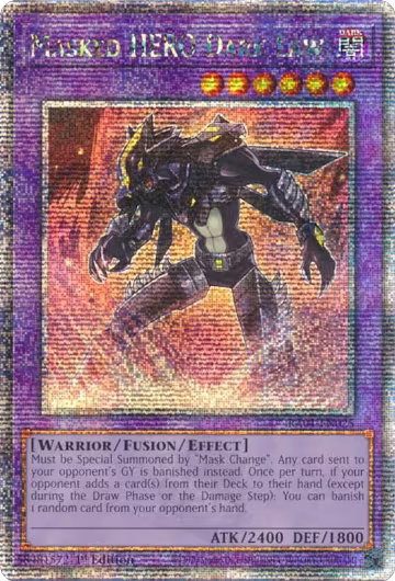 Masked HERO Dark Law (Quarter Century Secret Rare) (RA01-EN025), 25th Anniversary Rarity Collection — Yu-Gi-Oh! card price