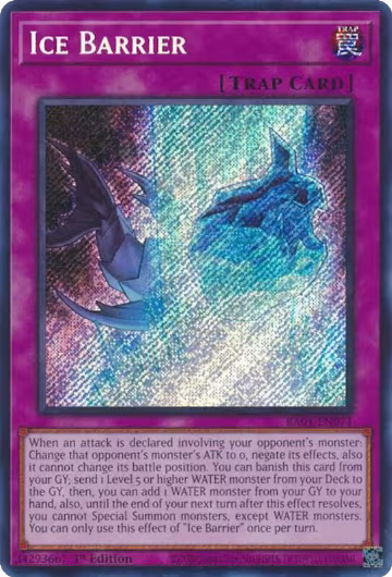 Ice Barrier (Secret Rare) (RA01-EN071), 25th Anniversary Rarity Collection — Yu-Gi-Oh! card price