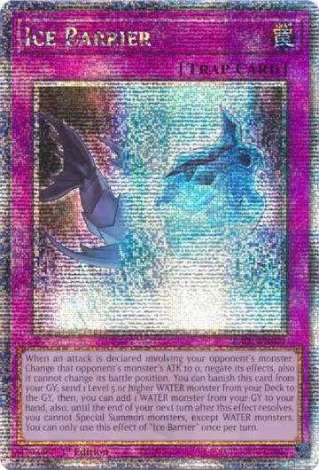 Ice Barrier (Quarter Century Secret Rare) (RA01-EN071), 25th Anniversary Rarity Collection — Yu-Gi-Oh! card price