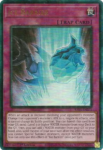 Ice Barrier (PUR) (RA01-EN071), 25th Anniversary Rarity Collection — Yu-Gi-Oh! card price