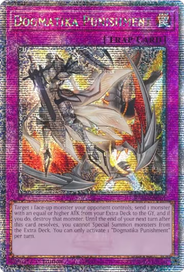 Dogmatika Punishment (Quarter Century Secret Rare) (RA01-EN076), 25th Anniversary Rarity Collection — Yu-Gi-Oh! card price