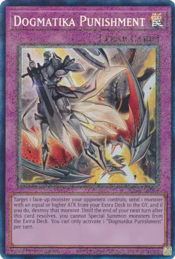 Dogmatika Punishment (PCR) (RA01-EN076), 25th Anniversary Rarity Collection — Yu-Gi-Oh! card price