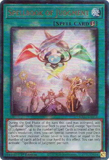 Spellbook of Judgment (PUR) (RA01-EN054), 25th Anniversary Rarity Collection — Yu-Gi-Oh! card price