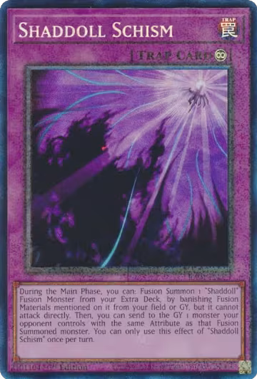 Shaddoll Schism (PCR) (RA01-EN077), 25th Anniversary Rarity Collection — Yu-Gi-Oh! card price
