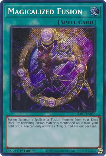 Magicalized Fusion (Secret Rare) (RA01-EN058), 25th Anniversary Rarity Collection — Yu-Gi-Oh! card price