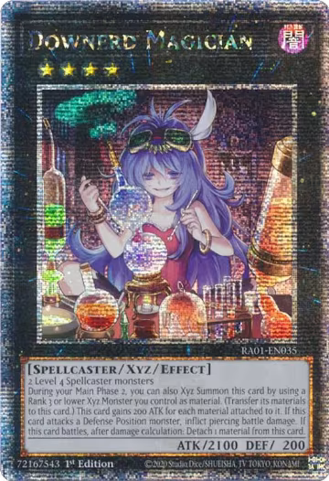 Downerd Magician (Quarter Century Secret Rare) (RA01-EN035), 25th Anniversary Rarity Collection — Yu-Gi-Oh! card price
