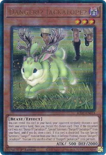 Danger!? Jackalope? (PUR) (RA01-EN013), 25th Anniversary Rarity Collection — Yu-Gi-Oh! card price