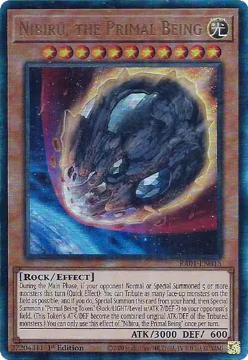 Nibiru, the Primal Being (PUR) (RA01-EN015), 25th Anniversary Rarity Collection — Yu-Gi-Oh! card price