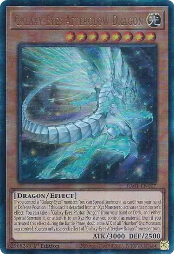 Galaxy-Eyes Afterglow Dragon (PUR) (RA01-EN017), 25th Anniversary Rarity Collection — Yu-Gi-Oh! card price