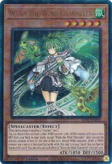 Wynn the Wind Channeler (PUR) (RA01-EN018), 25th Anniversary Rarity Collection — Yu-Gi-Oh! card price
