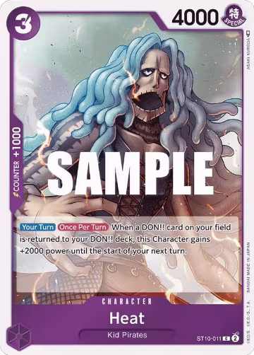 Heat (ST10-011), ST-10: Ultra Deck The Three Captains — One Piece card price