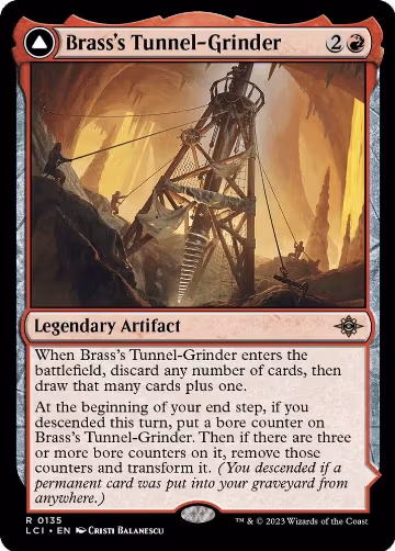 Brass's Tunnel-Grinder (135), The Lost Caverns of Ixalan — Magic card price