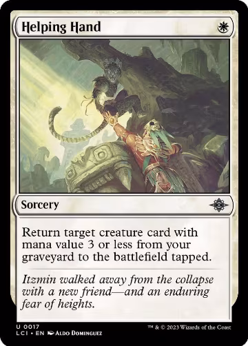 Helping Hand (17), The Lost Caverns of Ixalan — Magic card price