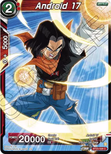 Android 17 (BT23-026), Perfect Combination — DB Super card price